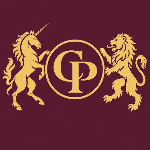 Unicorn and lion crest